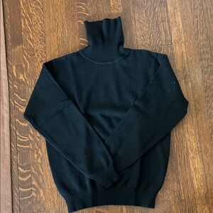 Lord & Taylor Men's Classic Black Turtleneck Sweater